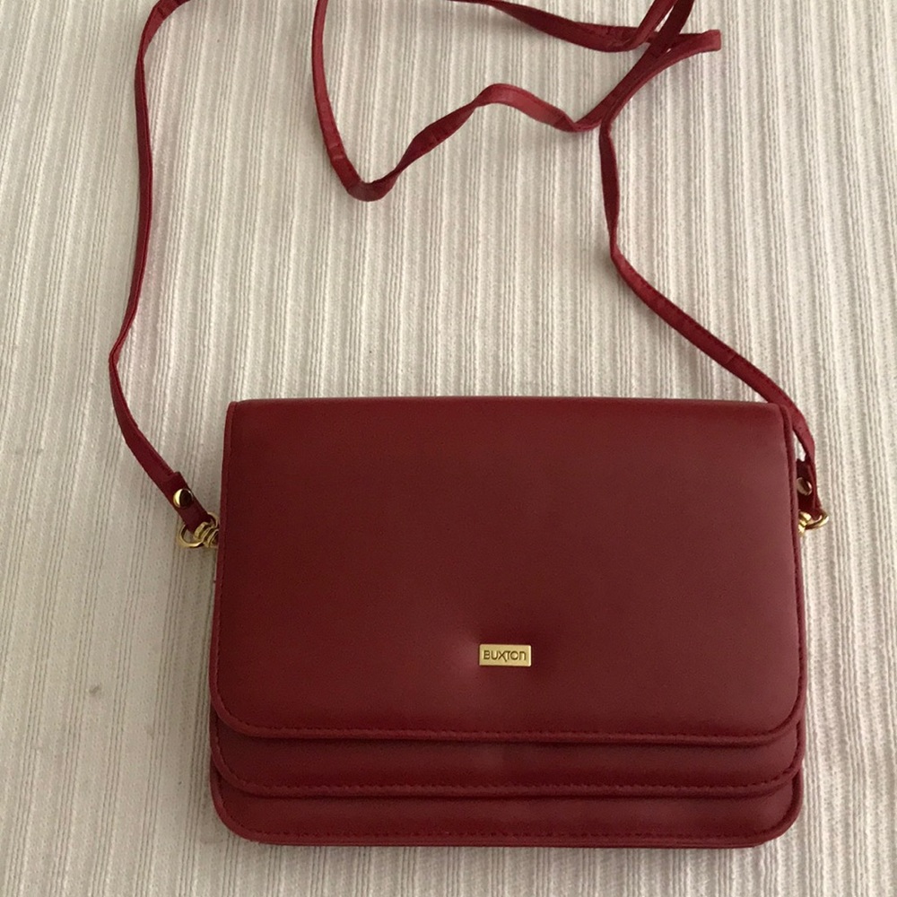 Buxton Leather Clutch